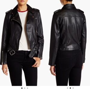 Walter Baker Leather Moto Jacket